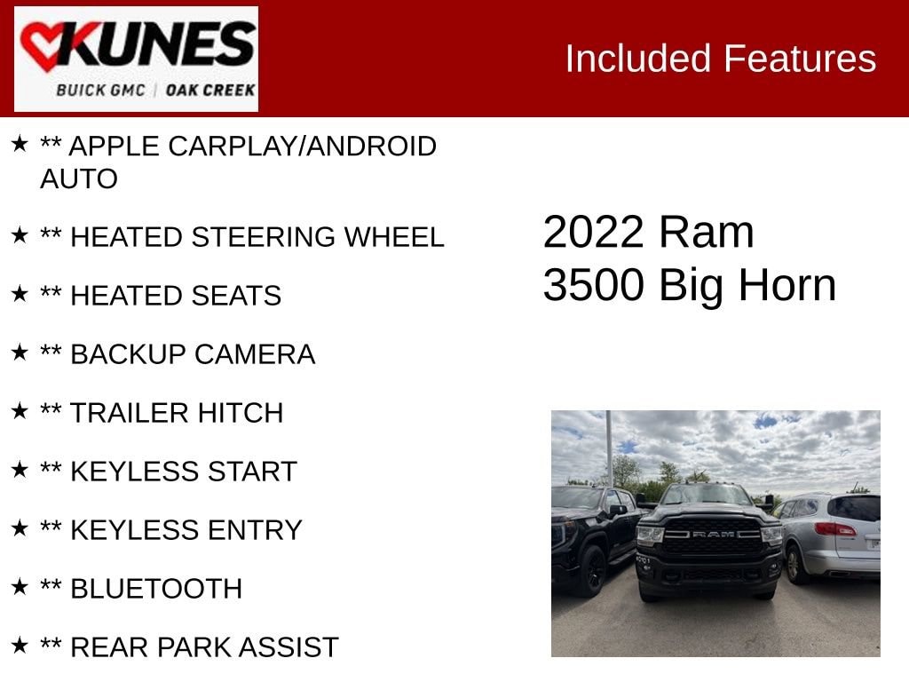 ram ram 3500 pickup 2022 3C63RRHL0NG208377 image ram ram 3500 pickup 2022 3C63RRHL0NG208377 image